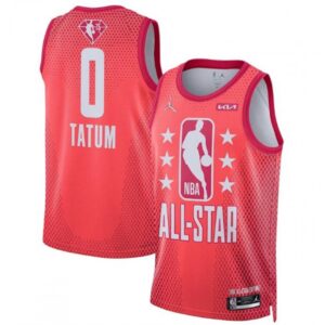 6864711676802_1 Men's 2022 All-Star #0 Jayson Tatum Maroon Stitched Jersey