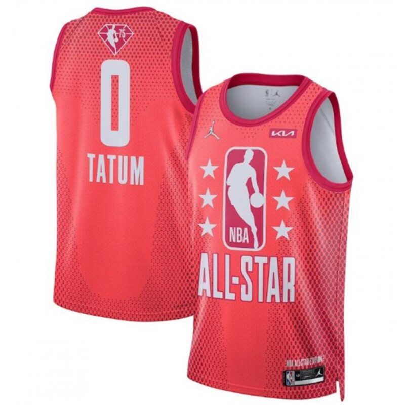 6864711676802_1 Men's 2022 All-Star #0 Jayson Tatum Maroon Stitched Jersey