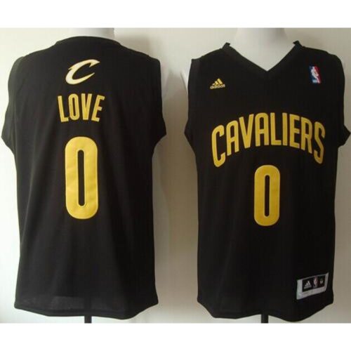 6864713f33165_1 Cavaliers #0 Kevin Love Black Fashion Stitched NBA Jersey
