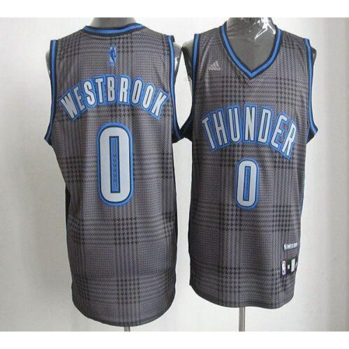 6864716d5840b_1 Thunder #0 Russell Westbrook Black Rhythm Fashion Stitched NBA Jersey