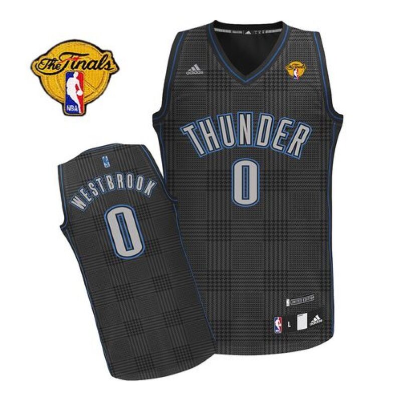 686471713a46a_1 Thunder #0 Russell Westbrook Black Rhythm Fashion With Finals Patch Stitched NBA Jersey