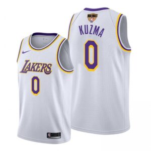 68647187bd8a2_1 Men's Los Angeles Lakers #0 Kyle Kuzma 2020 White Finals Bound Association Edition Stitched Jersey