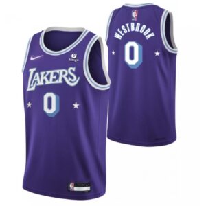 68647196ebdb1_1 Men's Los Angeles Lakers #0 Russell Westbrook "bibigo" Purple City Edition Stitched Jersey