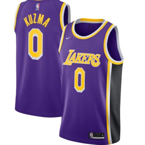 686471b1a2d35_1 Men's Los Angeles Lakers #0 Kyle Kuzma 2020 Statement Edition Purple Swingman Stitched Jersey