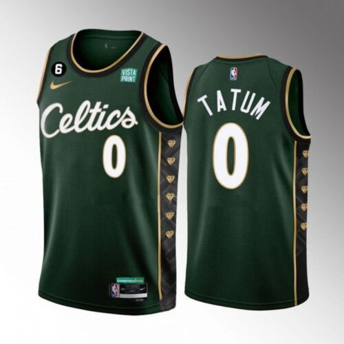686471d0210a9_1 Men's Boston Celtics #0 Jayson Tatum Green 2022-23 City Edition No.6 Patch Stitched Basketball Jersey