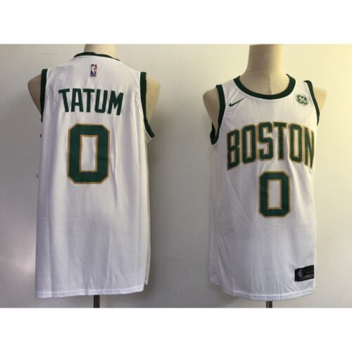 686471dcf01c1_1 Men's Boston Celtics #0 Jayson Tatum White 2018/19 City Edition Swingman Stitched NBA Jersey