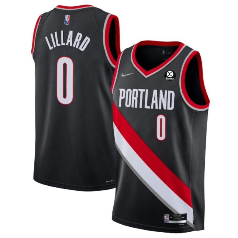 6864720f59bf2_1 Men's Portland Trail Blazers #0 Damian Lillard Black 2021/22 Icon Edition 75th Anniversary Stitched Basketball Jersey