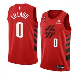 686472182d31f_1 Men's Portland Trail Blazers #0 Damian Lillard 2022/23 Red Statement Edition With NO.6 Patch Swingman Stitched Basketball Jersey