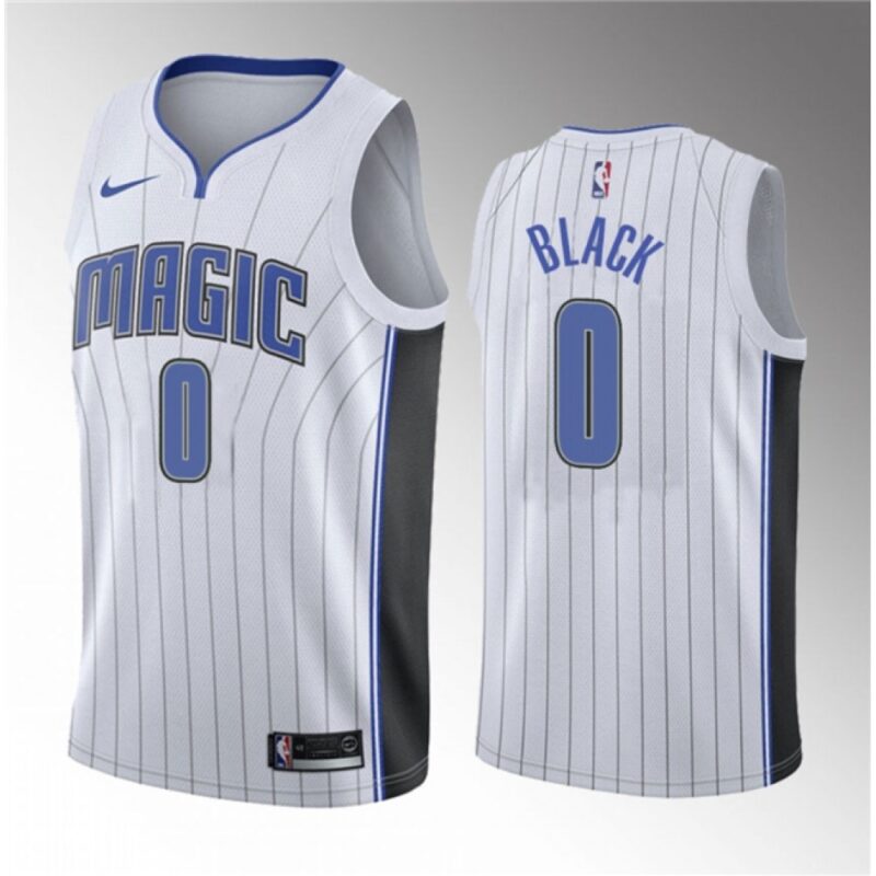 6864721bc10bc_1 Men's Orlando Magic #0 Anthony Black White 2023 Draft Association Edition Stitched Basketball Jersey