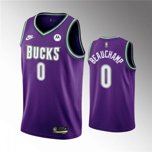 6864723253dc4_1 Men's Milwaukee Bucks #0 MarJon Beauchamp 2022/23 Purple Classic Edition Swingman Stitched Basketball Jersey