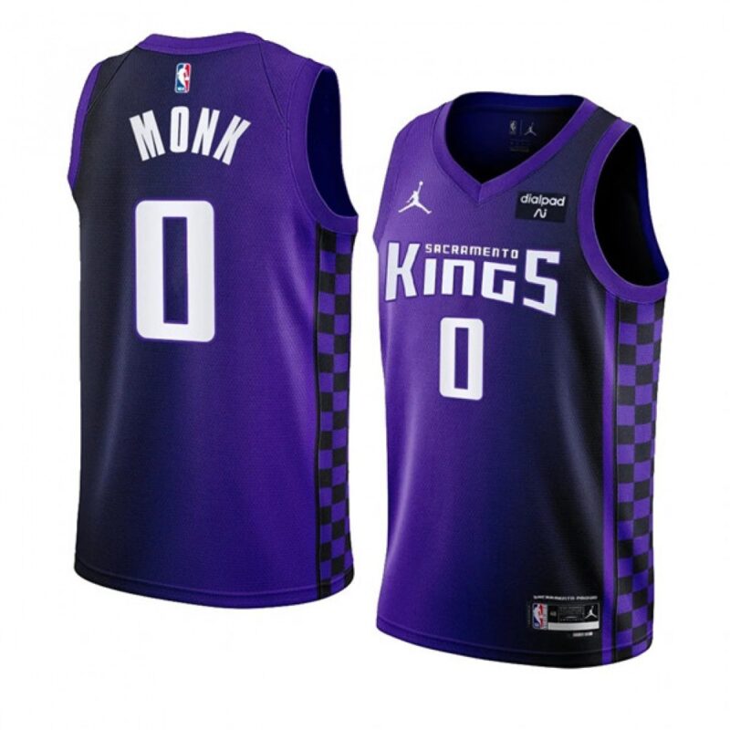 6864725b7221c_1 Men's Sacramento Kings #0 Malik Monk Purple 2023/24 Statement Edition Swingman Stitched Basketball Jersey