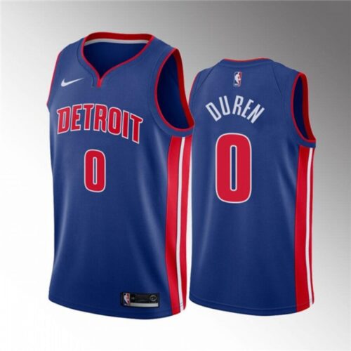 68647266b345f_1 Men's Detroit Pistons #0 Jalen Duren 2020-21 Blue Icon Edition Stitched Jersey