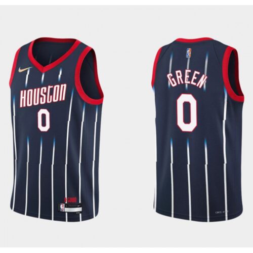 6864729036d43_1 Men's Houston Rockets #0 Jalen Green 2021/22 City Edition 75th Anniversary Navy Stitched Basketball Jersey