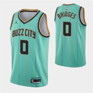 686472b6ee1ad_1 Men's Charlotte Hornets #0 Miles Bridges 2020-21 Teal City Edition Swingman Stitched Jersey