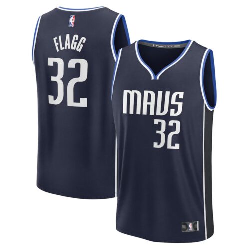 686472ec65e43_1 Youth Dallas Mavericks #32 Cooper Flagg Fanatics Navy 2025 NBA Draft First Round Pick Fast Break Replica Statement Edition Jersey