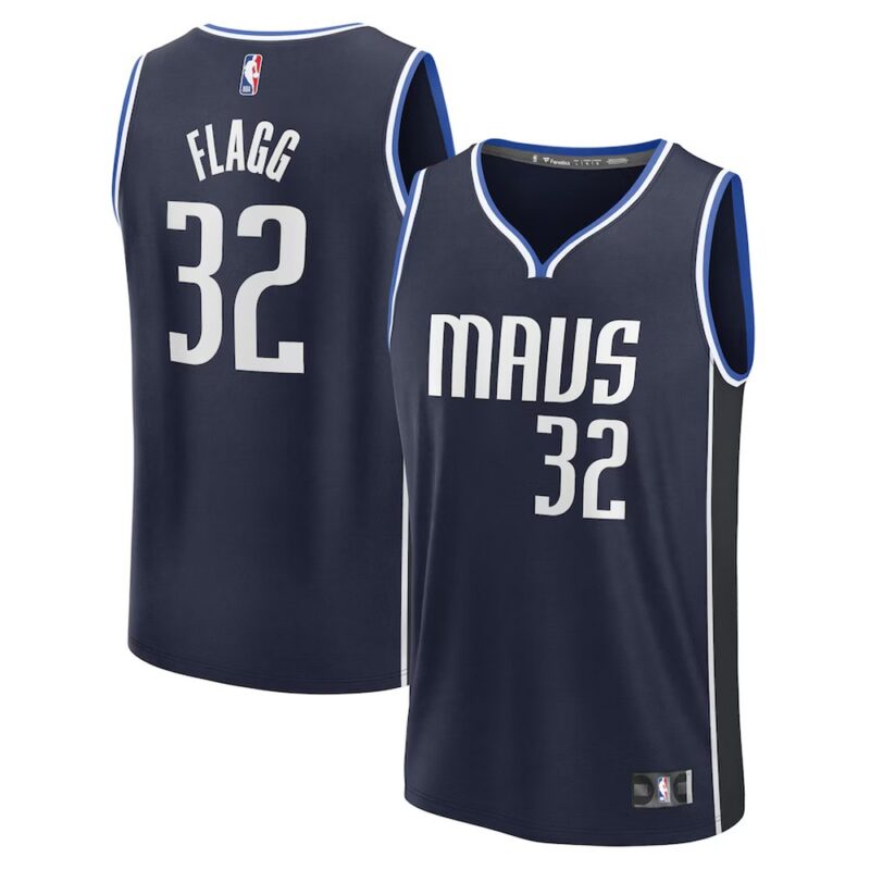 686472ec65e43_1 Youth Dallas Mavericks #32 Cooper Flagg Fanatics Navy 2025 NBA Draft First Round Pick Fast Break Replica Statement Edition Jersey