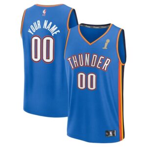 686472ff569ea_1 Men's Oklahoma City Thunder Fanatics Blue 2025 NBA Finals Champions Fast Break Replica Custom Icon Edition Jersey
