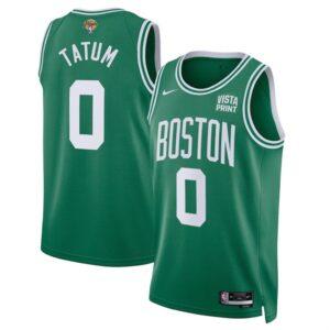 686473c27aa8f_1 Men's Boston Celtics #0 Jayson Tatum Kelly Green 2024 Finals Icon Edition Stitched Basketball Jersey