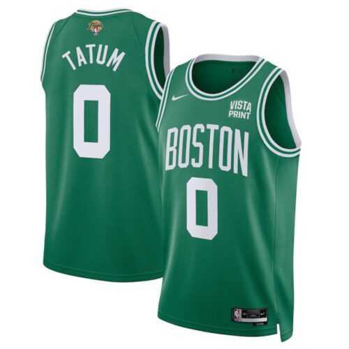 686473c27aa8f_1 Men's Boston Celtics #0 Jayson Tatum Kelly Green 2024 Finals Icon Edition Stitched Basketball Jersey