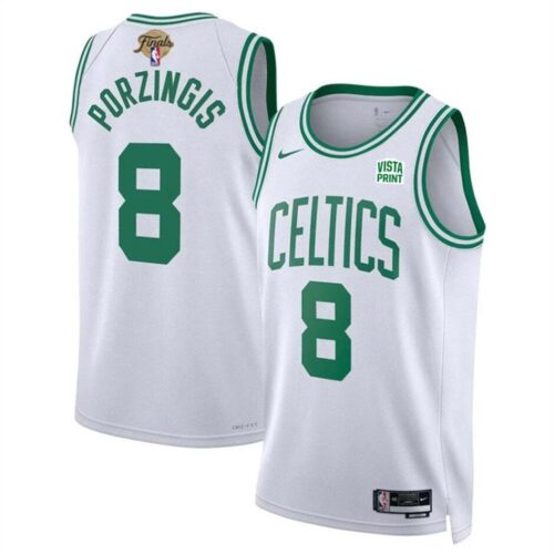 686473d531a91_1 Men's Boston Celtics #8 Kristaps Porzingis White 2024 Finals Association Edition Stitched Basketball Jersey