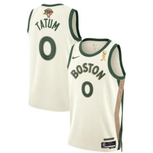 6864748c961b0_1 Men's Boston Celtics #0 Jayson Tatum White 2024 Finals Champions City Edition Stitched Basketball Jersey