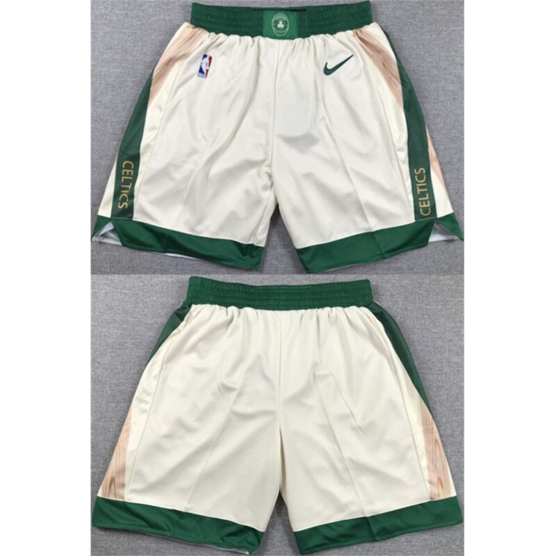 686474c70b88c_1 Men's Boston Celtics White Shorts (Run Small)