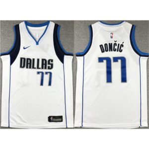 6864757c389c0_1 Youth Dallas Mavericks #77 Luka Doncic White Stitched Basketball Jersey