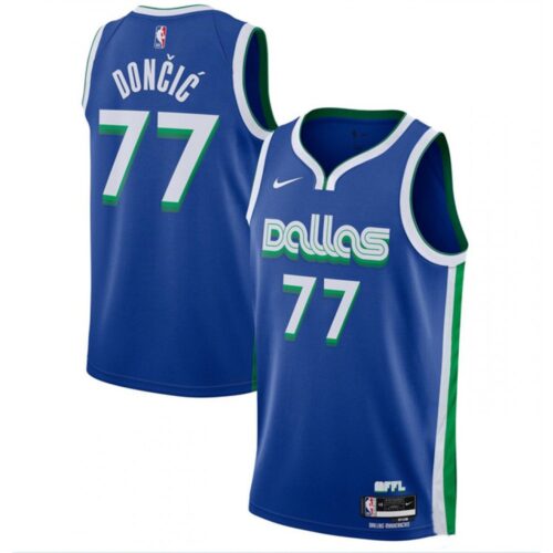 6864758250924_1 Youth Dallas Mavericks #77 Luka Doncic Blue City Edition Stitched Basketball Jersey