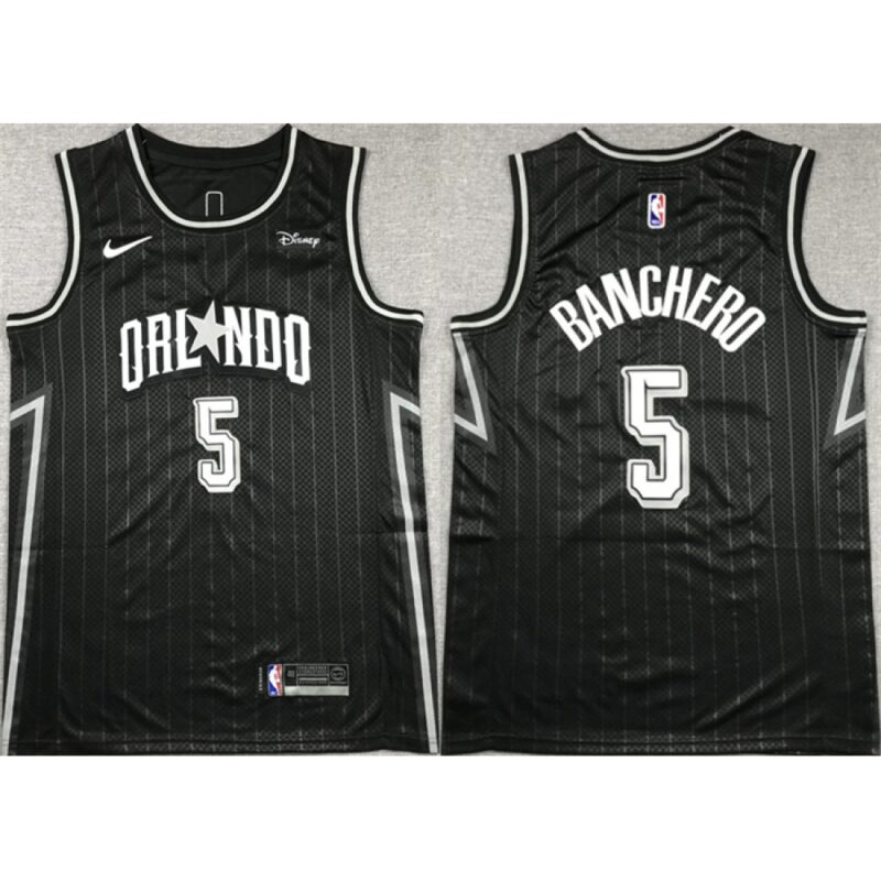 68647597c88ee_1 Men's Orlando Magic #5 Paolo Banchero Black Icon Edition Stitched Swingman Jersey