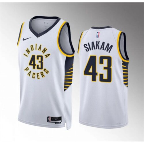 686475e4d0d38_1 Men's Indiana Pacers #43 Pascal Siakam White Association Edition Stitched Basketball Jersey