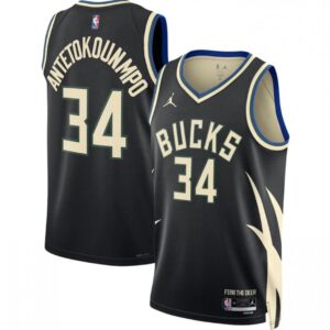 686476241d1e1_1 Youth Milwaukee Bucks #34 Giannis Antetokounmpo Black Stitched Basketball Jersey