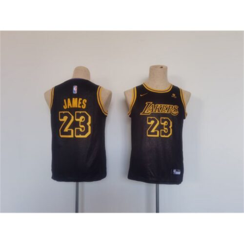 686476973eb2d_1 Youth Los Angeles Lakers #23 LeBron James Black Stitched Basketball Jersey