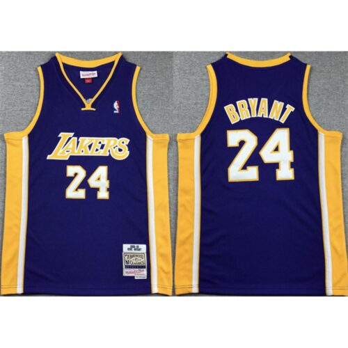 6864769a2dff8_1 Youth Los Angeles Lakers #24 Kobe Bryant Purple Stitched Basketball Jersey