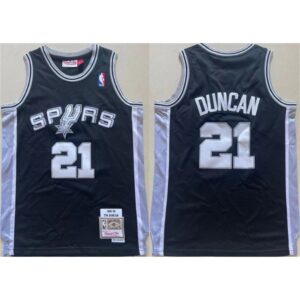 686476d1aaf07_1 Youth Spurs #21 Tim Duncan Black Stitched Jersey