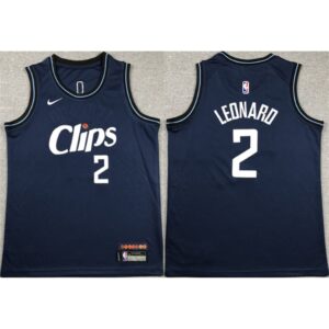 686476d4859f2_1 Youth Los Angeles Clippers #2 Kawhi Leonard Navy City Edition Stitched Basketball Jersey