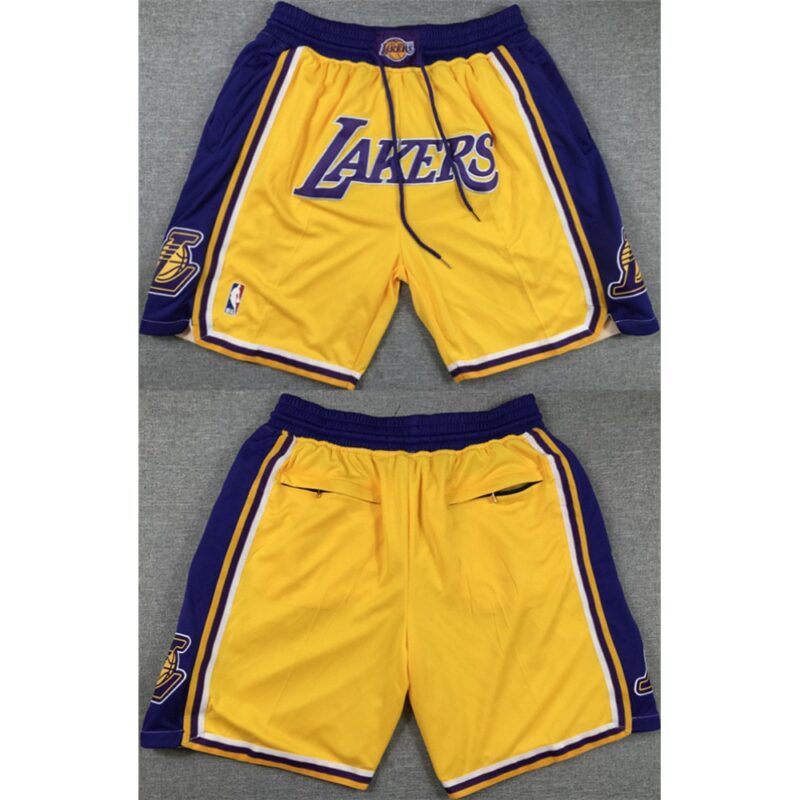 68647c3d00835_1 Men's Los Angeles Lakers Yellow/Purple Shorts (Run Small)