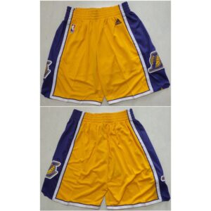 68647c48240fe_1 Men's Los Angeles Lakers Yellow Shorts (Run Small)