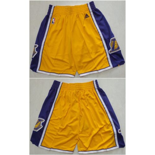 68647c48240fe_1 Men's Los Angeles Lakers Yellow Shorts (Run Small)