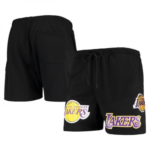 68647c5310890_1 Men's Los Angeles Lakers Blac Chenille Shorts