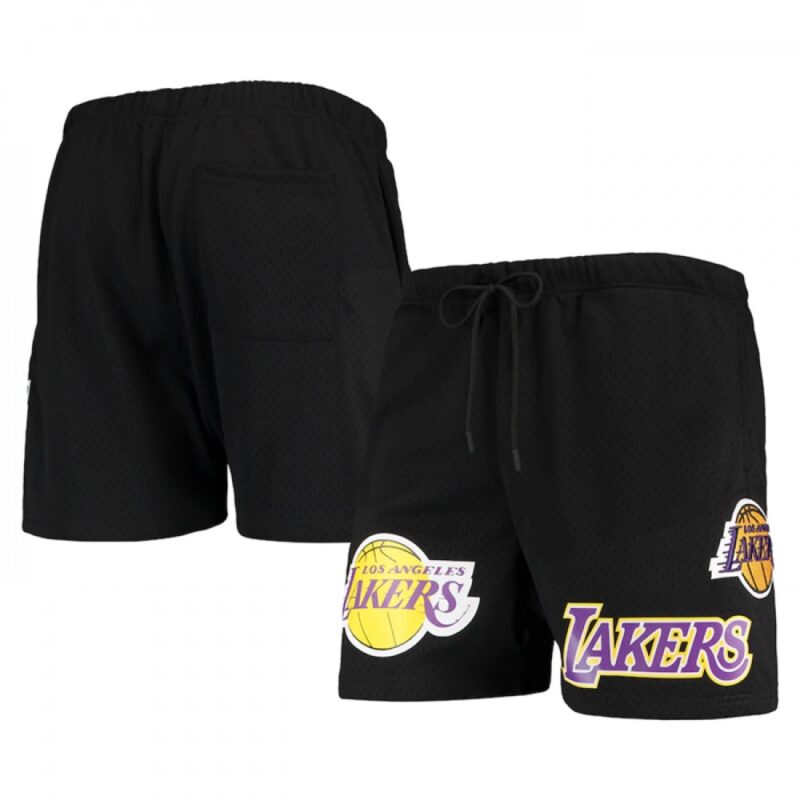68647c5310890_1 Men's Los Angeles Lakers Blac Chenille Shorts
