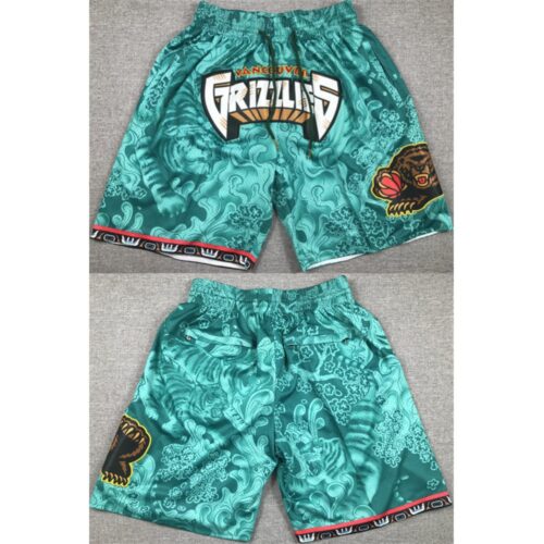 68647cde72818_1 Men's Memphis Grizzlies Aqua Shorts (Run Small)