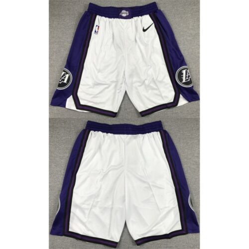 68647d05464ae_1 Men's Los Angeles Lakers White/Purple Shorts (Run Small)