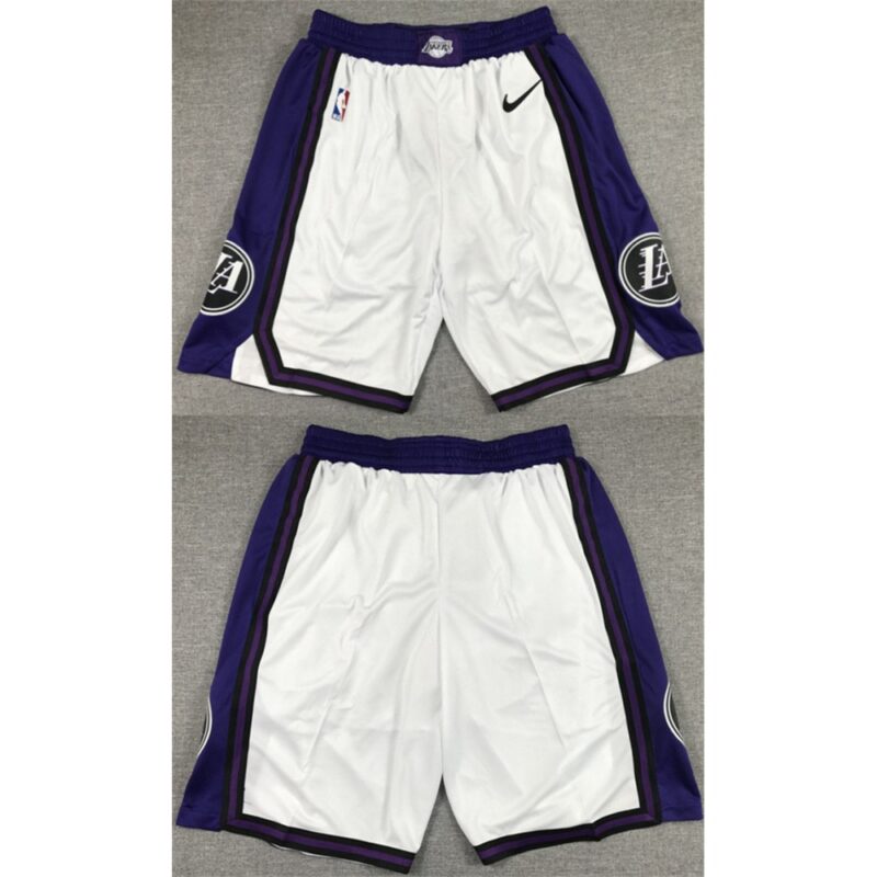 68647d05464ae_1 Men's Los Angeles Lakers White/Purple Shorts (Run Small)