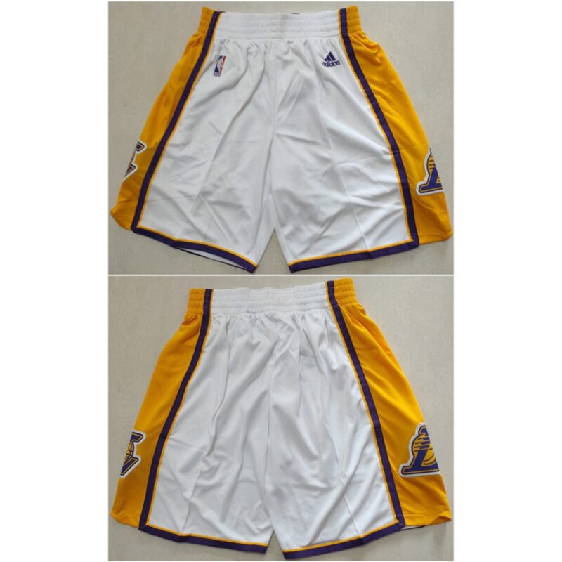 68647d0a97958_1 Men's Los Angeles Lakers White Shorts (Run Small)