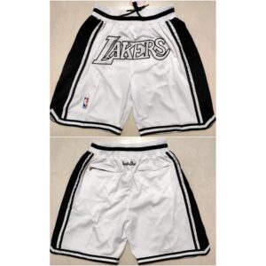 68647d12ab415_1 Men's Los Angeles Lakers White Shorts (Run Small)