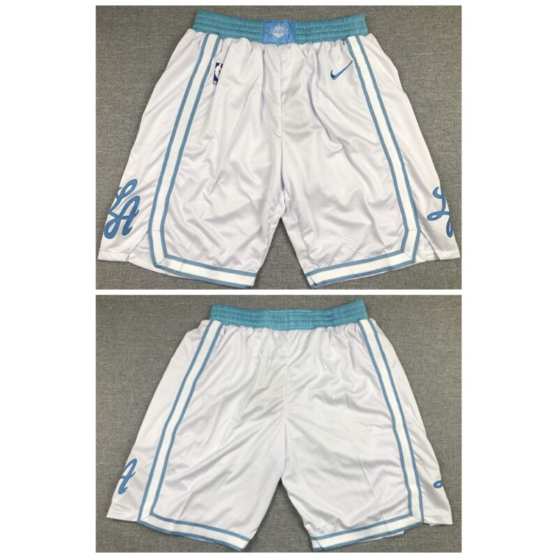 68647d1b51141_1 Men's Los Angeles Lakers White Shorts (Run Small)