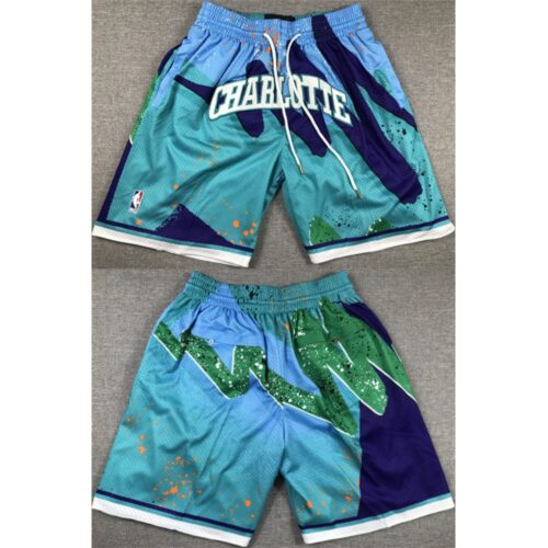 68647d685192a_1 Men's Charlotte Hornets Teal Shorts