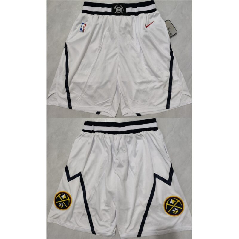68647d7618ba9_1 Men's Denver Nuggets White Shorts (Run Small)