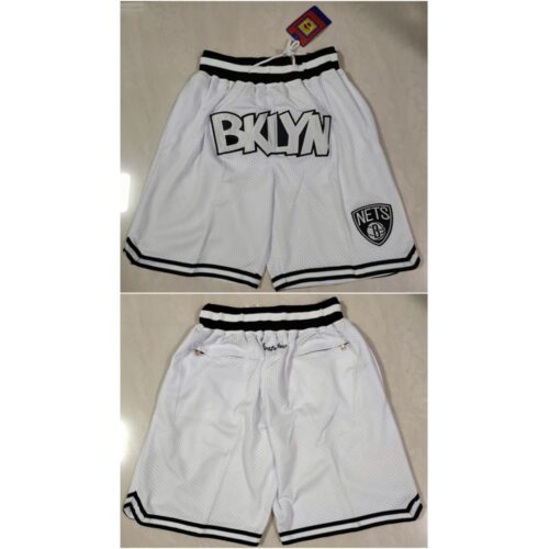 68647d860f0af_1 Men's Brooklyn Nets White Shorts (Run Small)
