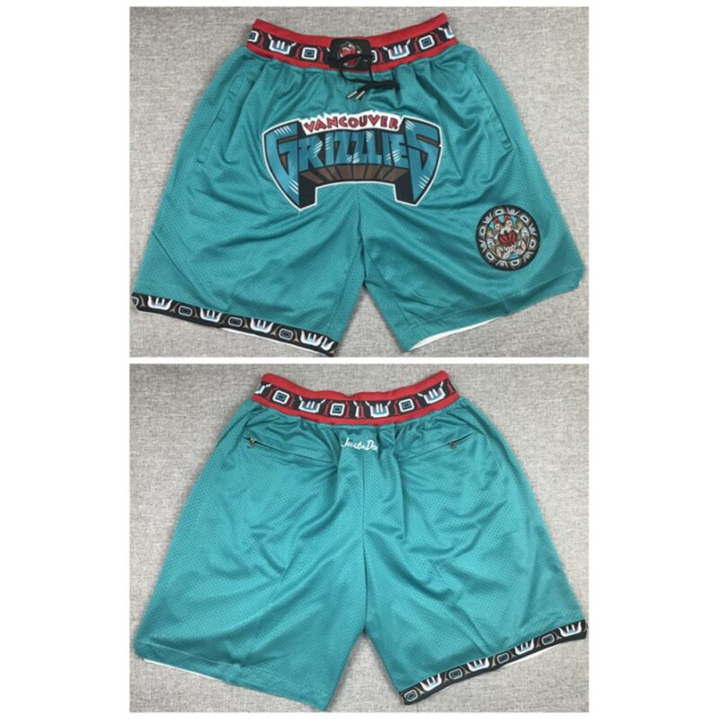 68647dbb27e09_1 Men's Memphis Grizzlies Teal Shorts (Run Small)